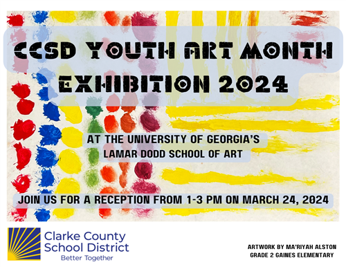 Youth Art Month exhibition 2024